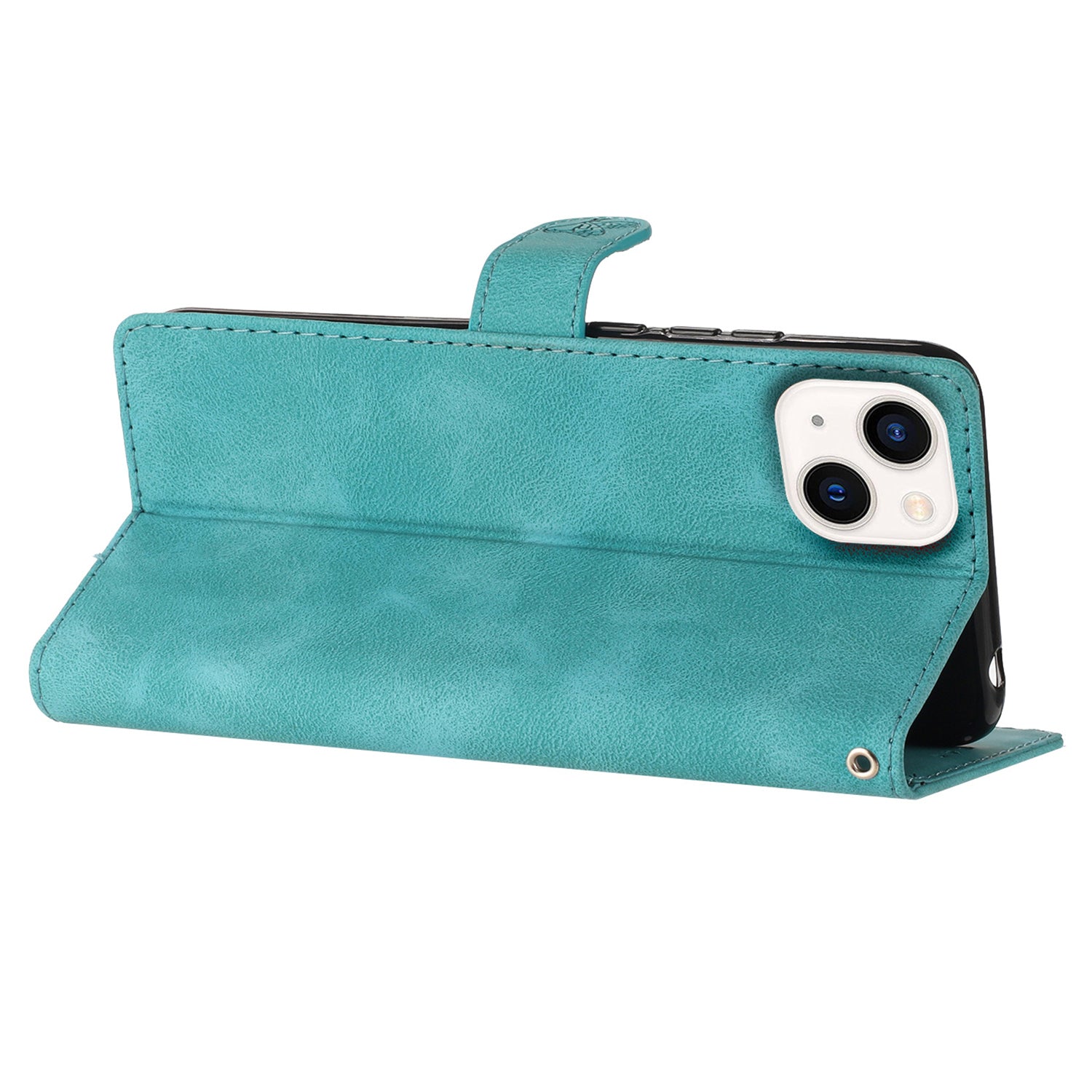 For iPhone 13 6.1 inch PU Leather Wallet Cover Flower Imprinted Phone Case with Stand For iPhone 13 6.1 inch PU Leather Wallet Cover Flower Imprinted Phone Case with Stand